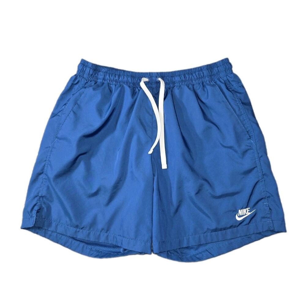 Mens Nike Sportswear Flow Woven Shorts Large Blue 28x6